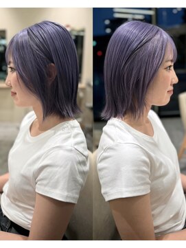 ジェム リット(GEM lit) 色落ち重視ブルーラベンダー/シルバー