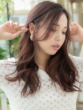 カバーヘア ブリス 大宮西口(COVER HAIR bliss) 外国人風ハイライトカラー小顔かきあげバングh4大宮20代30代40代