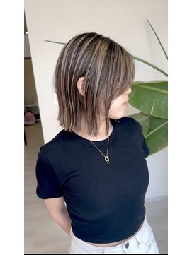 ルシードスタイルサワ(LUCIDO STYLE sawa) 透明感◎ハイライト×ミルクティーベージュレイヤー