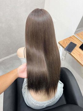 ワク 藤沢店(waku) ケアブリーチ　グレージュ　トリートメント