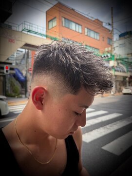 ダムディートウキョウ 北千住店(DAMDEE TOKYO) ミドルフェード×ホワイトメッシュ