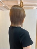 切りっぱなしボブ