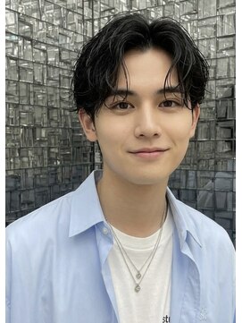 ウィーニード 名古屋(WENEED) 【佐久間】韓国風メンズパーマ/センターパート