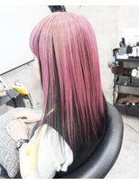 ヘアテリア リュウ 大塚(hair teria ryu) アンブレラカラー/ペールピンク/ロングレイヤー