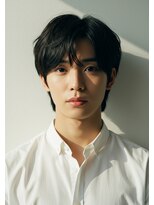 ワゴンバイアフロート(Wagon by afloat) メンズカット/爽やかに動くフェザーパーマ/センターパート/池袋