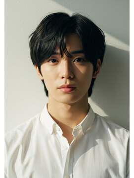 ワゴンバイアフロート(Wagon by afloat) メンズカット/爽やかに動くフェザーパーマ/センターパート/池袋