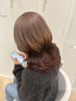 アーチバイケンジ(arch by kenje) ルーツカラー/平塚美容室/ミディアムヘア/ブリーチカラー