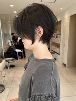 ルプル バイ フェイス 磯子(L'pul by face) 前髪長め丸みショート×アッシュグレージュ style by 田爪