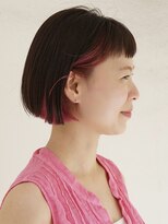 シルフィ(sylph)&nbsp;インナーカラーでオシャレ度UP！美しいフォルムのボブ＿白髪染め