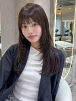 ロンドシエル 横浜(Lond ciel)&nbsp;ミディアムレイヤー／レイヤー／顔周り/韓国/髪質改善/横浜