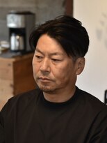 リム メンズヘア(LIM men's hair)&nbsp;渋髪6:4分けセンターパート【倉敷メンズカット専門店/美容院】