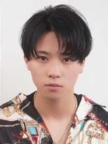 Men’s hair salon First 大和店【11月上旬オープン(予定)】 黒髪×内巻コンマヘア