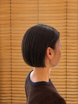 オーガニックエコ 川越(organic+eco)&nbsp;20代30代/切りっぱなし/ミニボブ/秋カラー/チョコレートブラウン