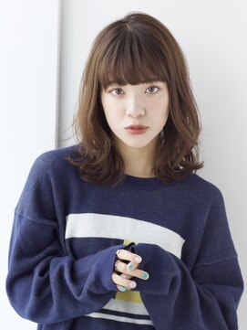 アルターリール(aL ter Rire) 【Rire尚平】外ハネミディー☆イルミナカラーアッシュベージュ