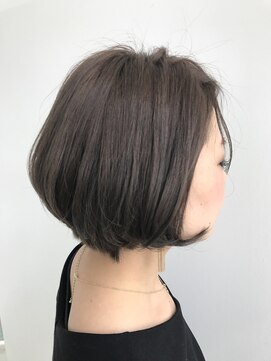 ビューティーパーク ヒロミ(Beauty Park 163) 艶めくパープルアッシュ×ひし形ボブ
