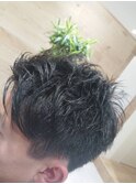 デザイン刈上げ骨格矯正MEN’Sカット☆