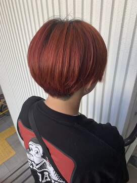 ロア 福岡天神本店(LORE) ハンサムショート☆カシスオレンジ