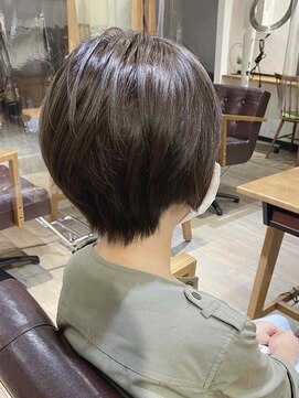 ヴァンクシー バイ ルナ(VANKCY by Luna) ショートボブ ショート 耳かけ アッシュ 前髪  かわいい 30代 楽