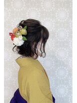 ミネヘアアンドメイク高知店 ボブハーフアップ