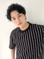 シスタ(SISTA) 【SiSTA】田中かき上げバングセンターパートパーマ韓国マッシュ