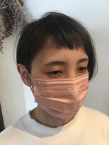 カミリー(Kamily)&nbsp;#20代#30代#40代#大人可愛い#前髪短めショート#アッシュベージュ