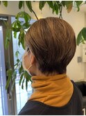 耳かけ×コンパクト大人ショート