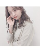 ガーランドウメダ(Garland umeda)&nbsp;ラベンダーアッシュ×ニュアンスウェーブ