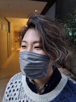 ヘアーサロン デライト(DELIGHT)&nbsp;ショートボブ&ウェーブ＋ハイライト