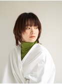 ミディアムヘア/ショコラベージュ/ボブルフ/新宿