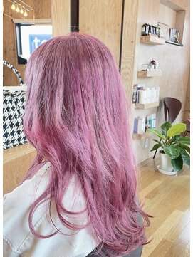 テト ヘアデザイン(tett hair design) パステルピンク