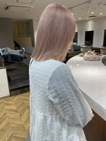 ロンド レア 天神大名店(Lond Le’a)&nbsp;ミルクティーベージュ/ダブルカラー/ケアブリーチ/くびれヘア