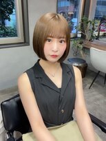 アイユー(ii+U)&nbsp;艶髪　ボブ　髪質改善　シースルーバング　小顔カット