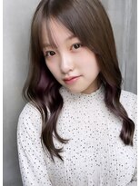 モーション(motion)&nbsp;バレイヤージュ　韓国　イヤリングカラー