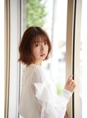 エアリーネイチャー/くびれレイヤー/ハイライト/ブラウン/吉川