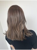 白髪ボカシハイライト×グレーアッシュ