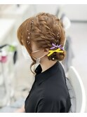 ツインお団子アレンジ☆+゜