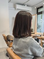 クラップス 上大岡(CLAPS)&nbsp;ロングボブ/大人ボブ/ミディアム/こっくりベージュ