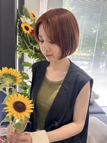 リムレスバイサンク 万代 新潟駅(LIMLESS by cinq)&nbsp;ミルクティーベージュレイヤーインナーカラーグレージュカラー