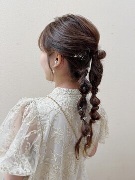 シャンプーボーイ お呼ばれツインヘア