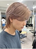 韓国風ミルクティーベージュブラウンカラーグレージュカラー