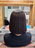 20代30代大人可愛い小顔ショート丸みボブ