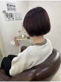 ボブ×ピンクラベンダー(ブリーチ履歴あり)