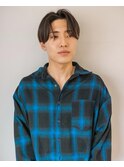 毛流れセンターパート