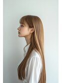 小顔ロング＃髪質改善＃白髪ぼかし＃鎌倉＃40代＃グレージュ