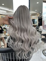 ラピス 渋谷本店(Lapis) シルバーカラー/ホワイトグレージュ/シールエクステ/髪質改善