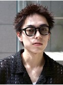 埼玉大宮駅スパイキーショート刈り上げピンパーマ短髪30代40代◆