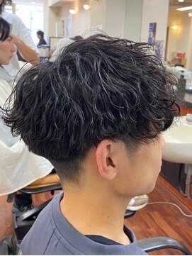 メンズ美容室 タカミ 波巻きスパイラルパーマ