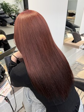 アニー 松戸(ANNI) ホワイトグレージュ/ミニウルフ/デジタルパーマ/チェリーブラウ