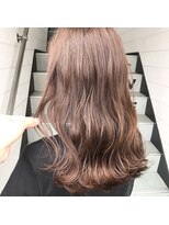 サン(SAN)&nbsp;ワンレンロング/透明感暖色ブラウン