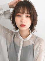 リヤン 表参道(lyann) シースルーバング似合わせカットくせ毛風カールイメチェン